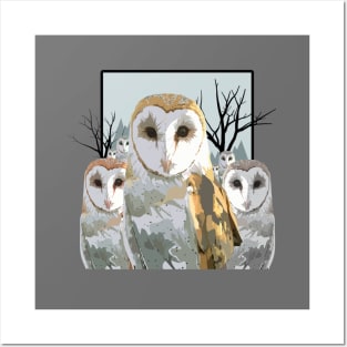 Barn Owl Pack Posters and Art